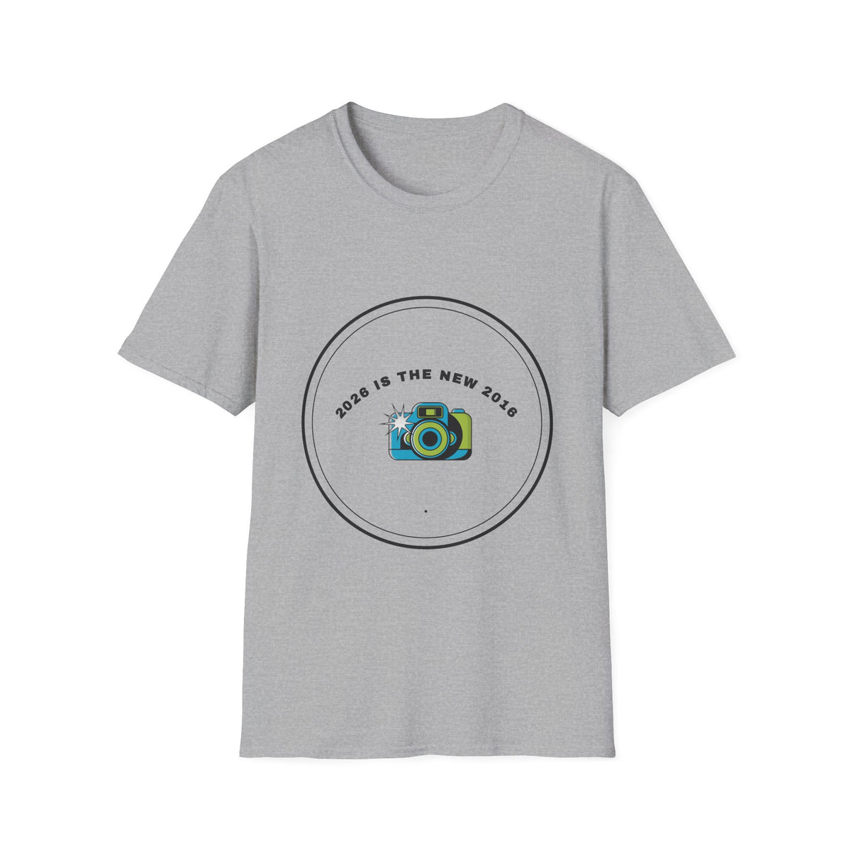 2026 Is The New 2018 T-Shirt — Vintage Camera Graphic Tee - Trending Now - September 2026