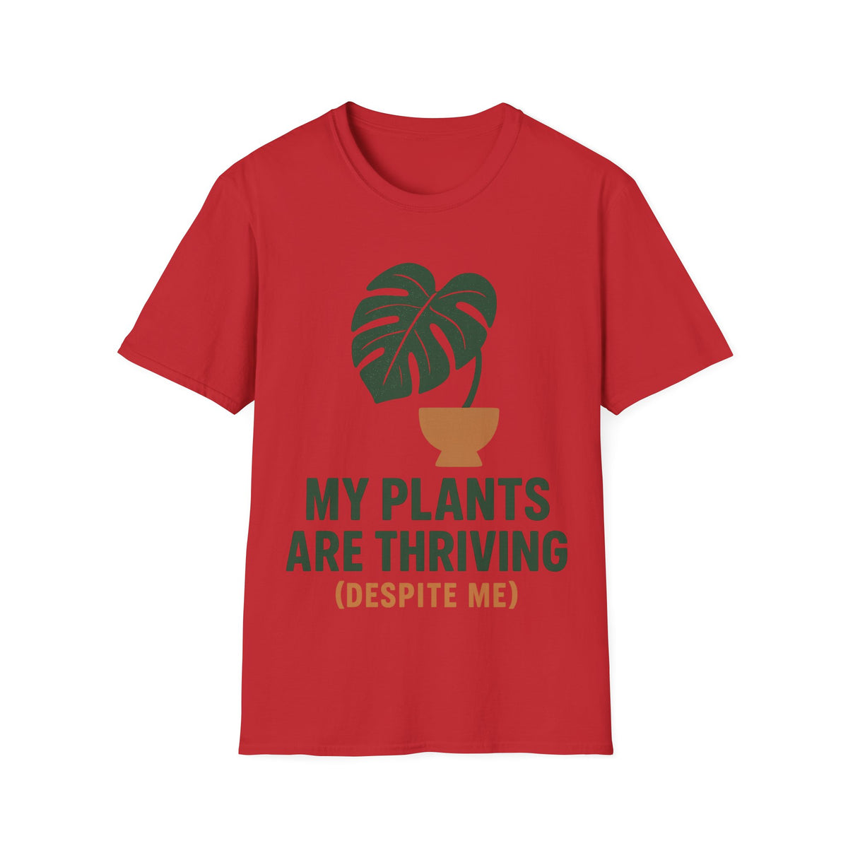 Plant Lover T-Shirt — 'My Plants Are Thriving, Therapy Not' Potted Monstera Tee - Trending Now - September 2026