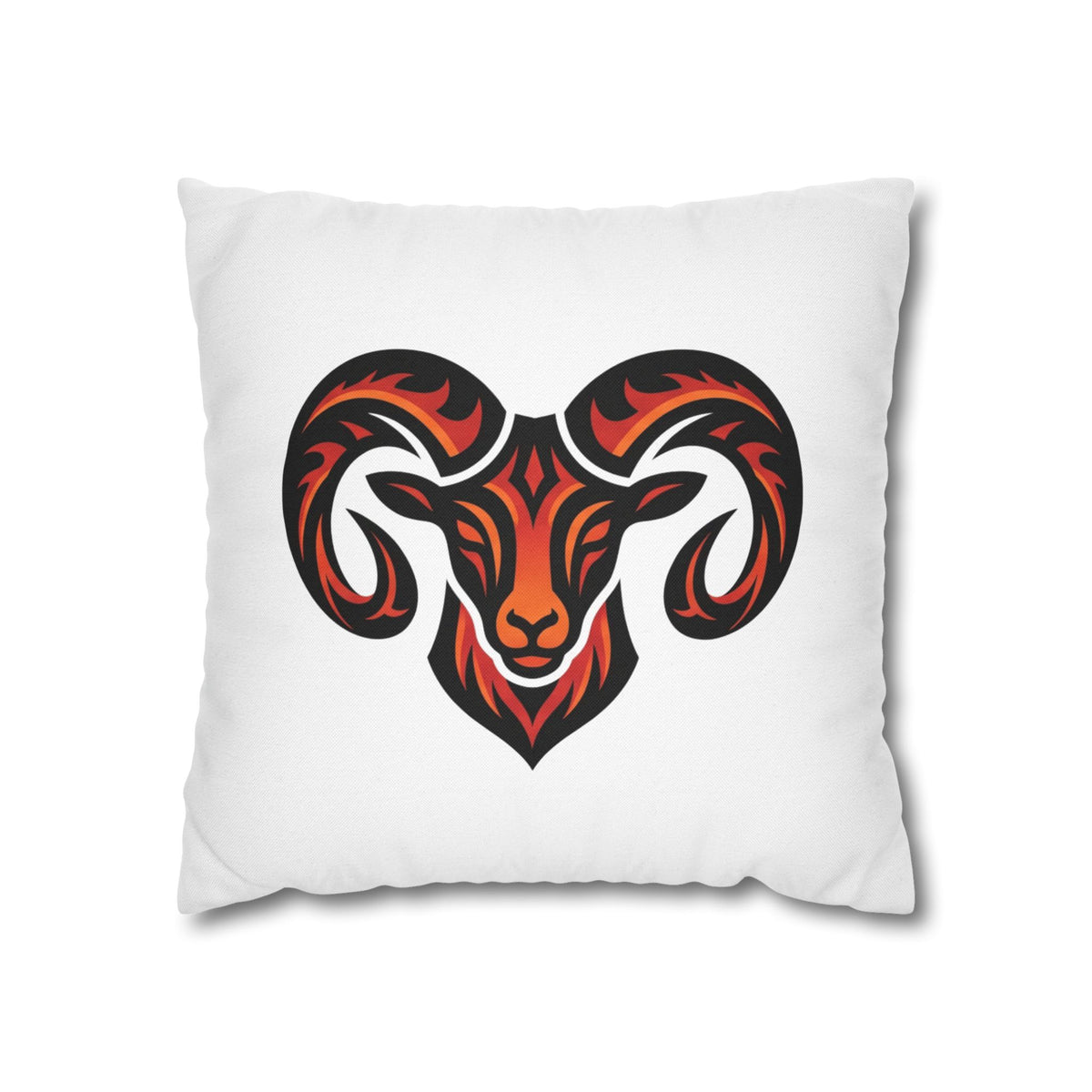 Aries Fiery Ram Head Pillowcase
