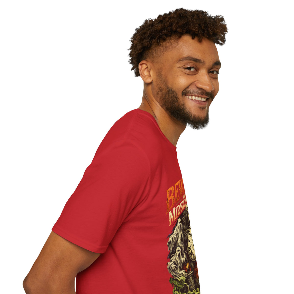 Halloween Beware Of Midnight Unisex Softstyle T-Shirt