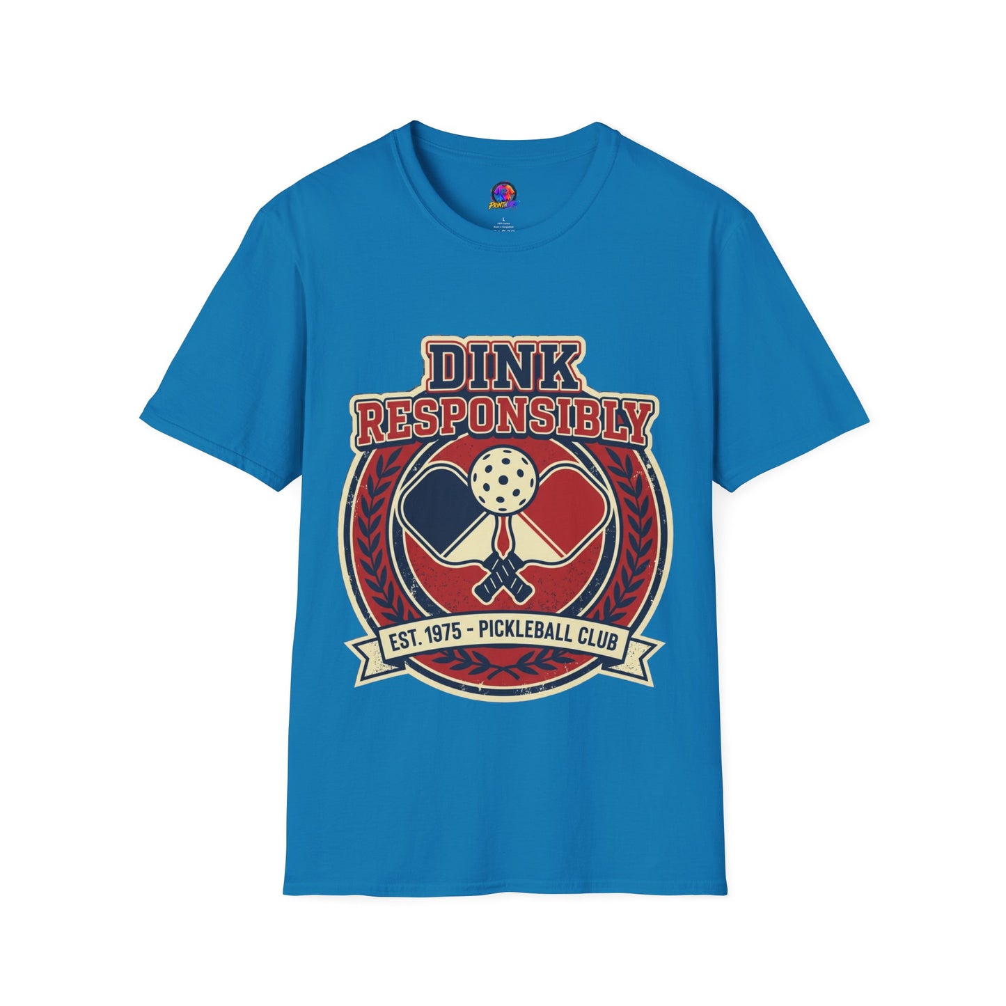 Pickleball T‑Shirt — "Dink Responsibly" Vintage Pickleball Club Tee