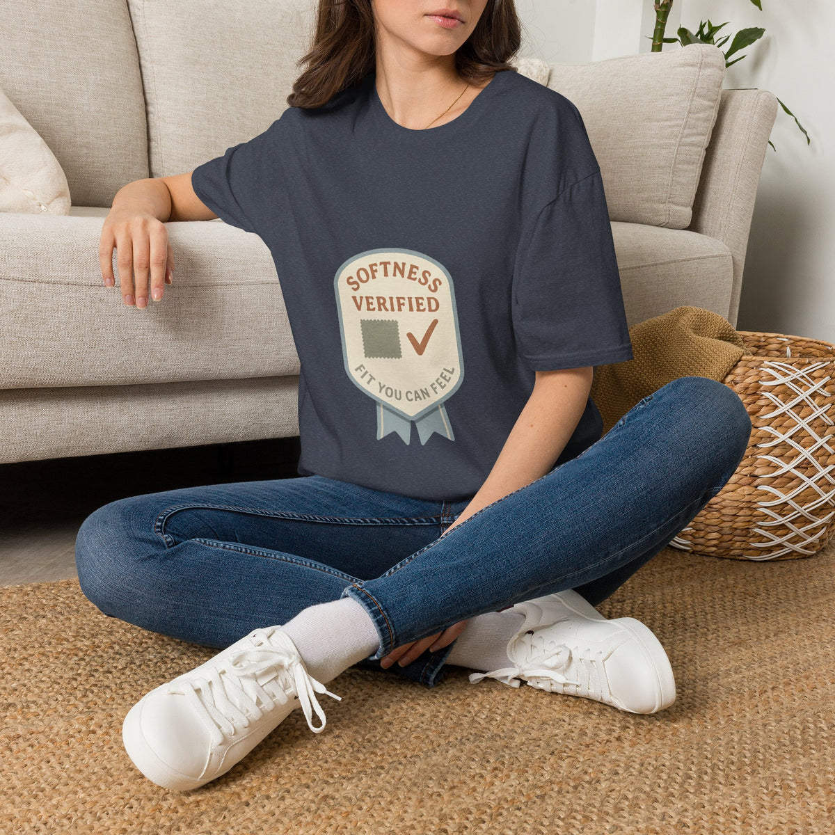 Softness Verified Badge T-Shirt — Cozy Comfort Graphic Tee - Trending Now - October 2026