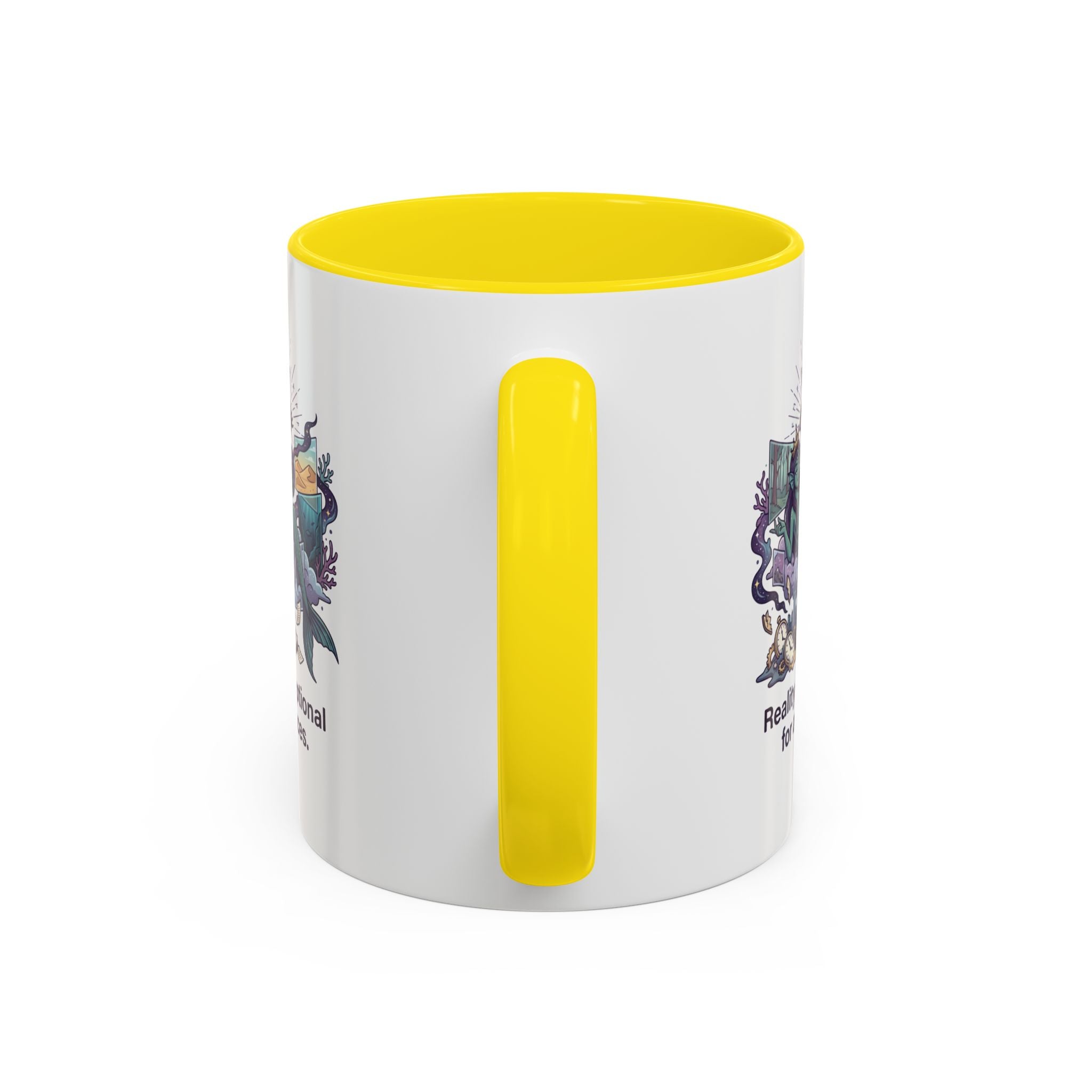 Pisces Zodiac Coffee Mug — "Reality is Optional for a Pisces" Accent Mug
