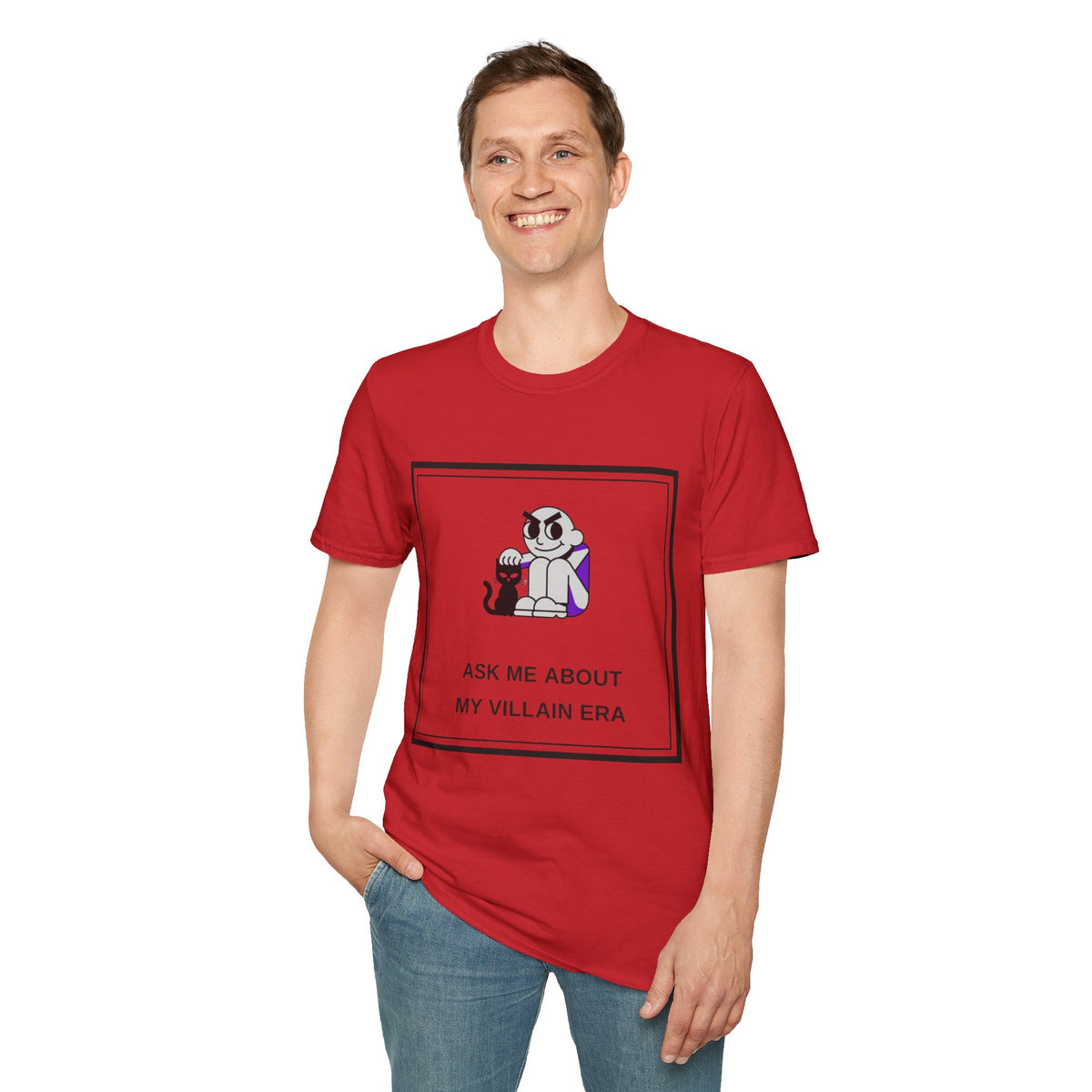 T-Shirt — "Ask Me About My Villain Era" Graphic Tee (Cute Villain Skull Design) - Trending Now - August 2026