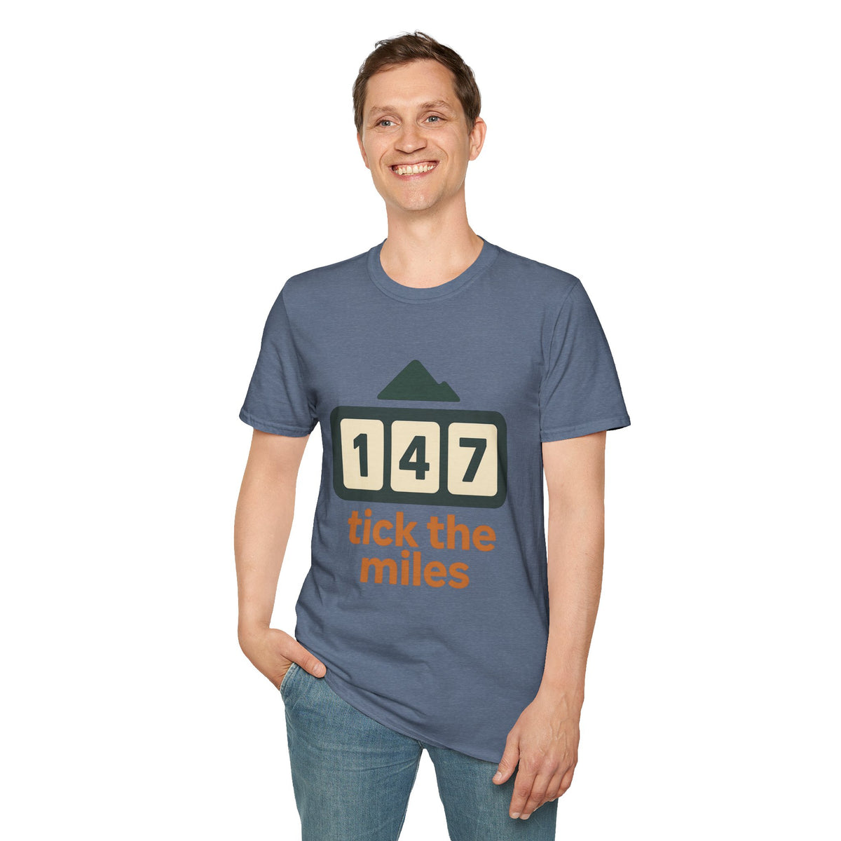 T-Shirt — 'Tick the Miles' Mileage Counter Graphic Tee - Trending Now - September 2026