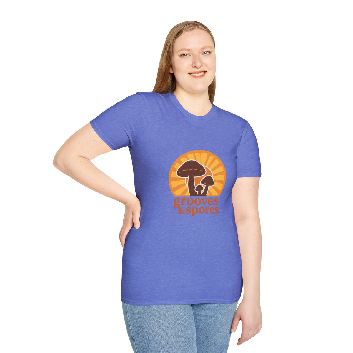 Vintage Mushroom T-Shirt — 'Grooves & Spores' Retro Psychedelic Tee - Trending Now - August 2026
