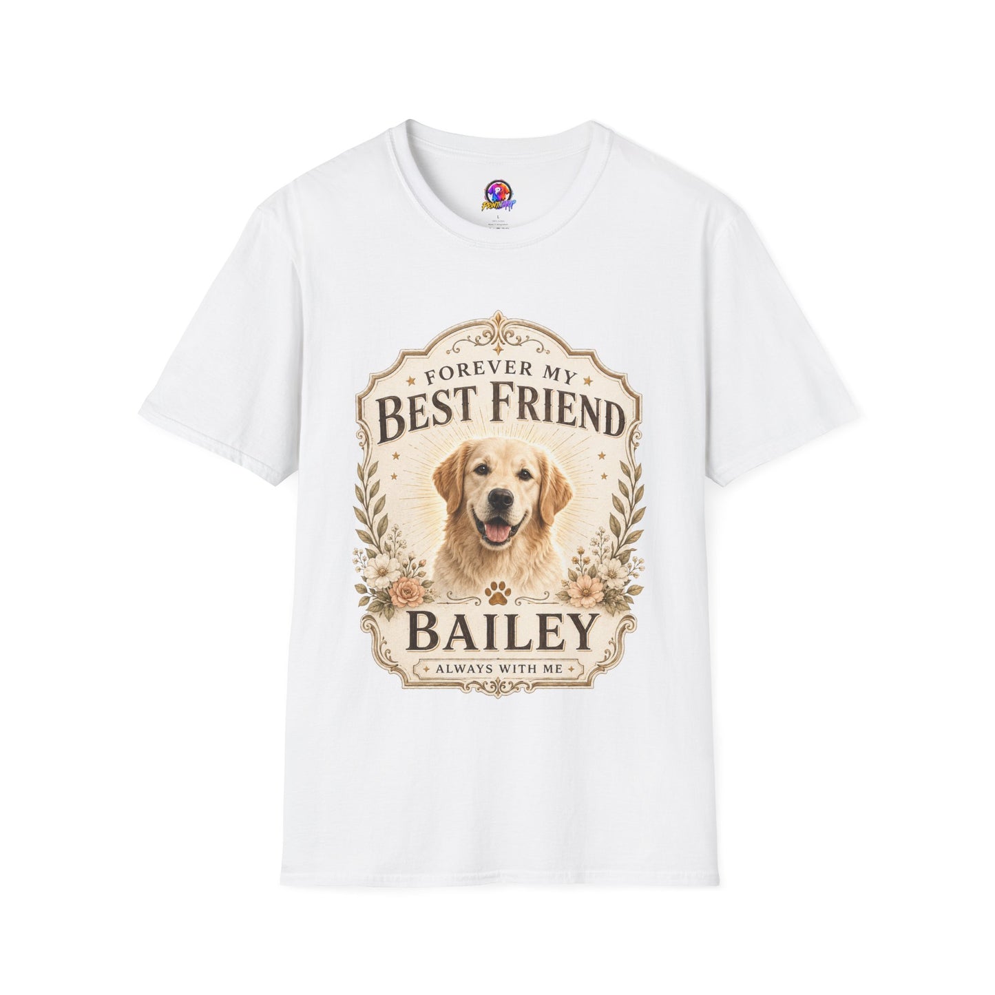Forever My Best Friend Dog T-Shirt — Personalized Pet Tribute Tee