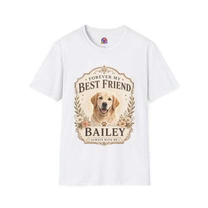Forever My Best Friend Dog T-Shirt — Personalized Pet Tribute Tee