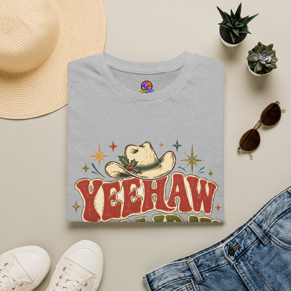 Yeehaw Holiday Mood T-Shirt