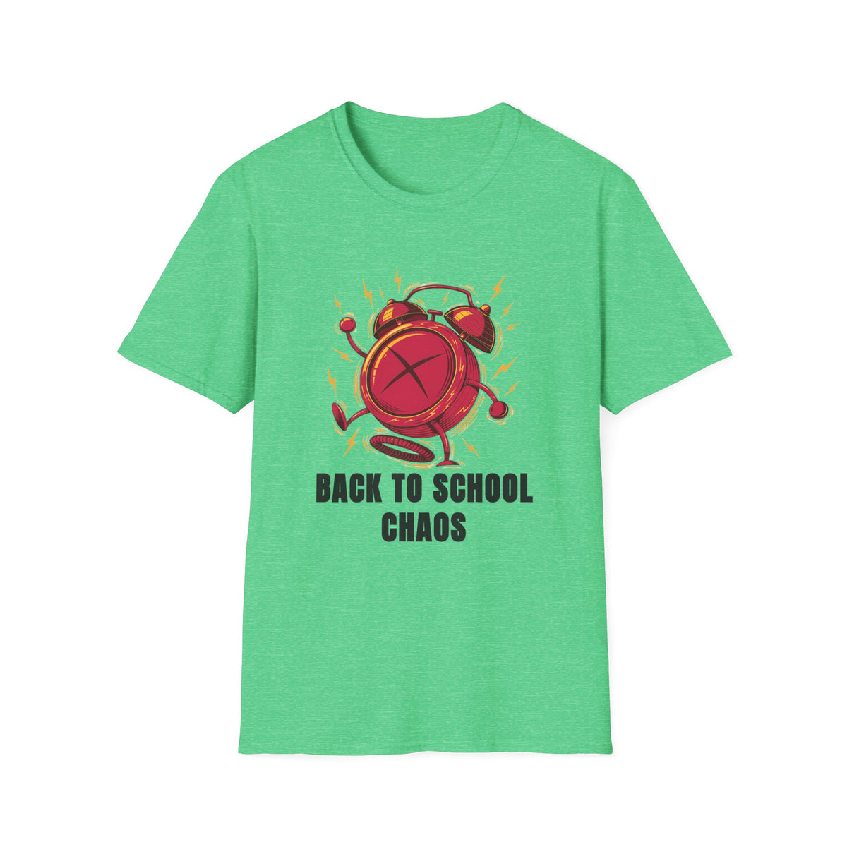 Back to School Chaos T-Shirt — Funny Alarm Clock Graphic Tee - Trending Now - August 2026