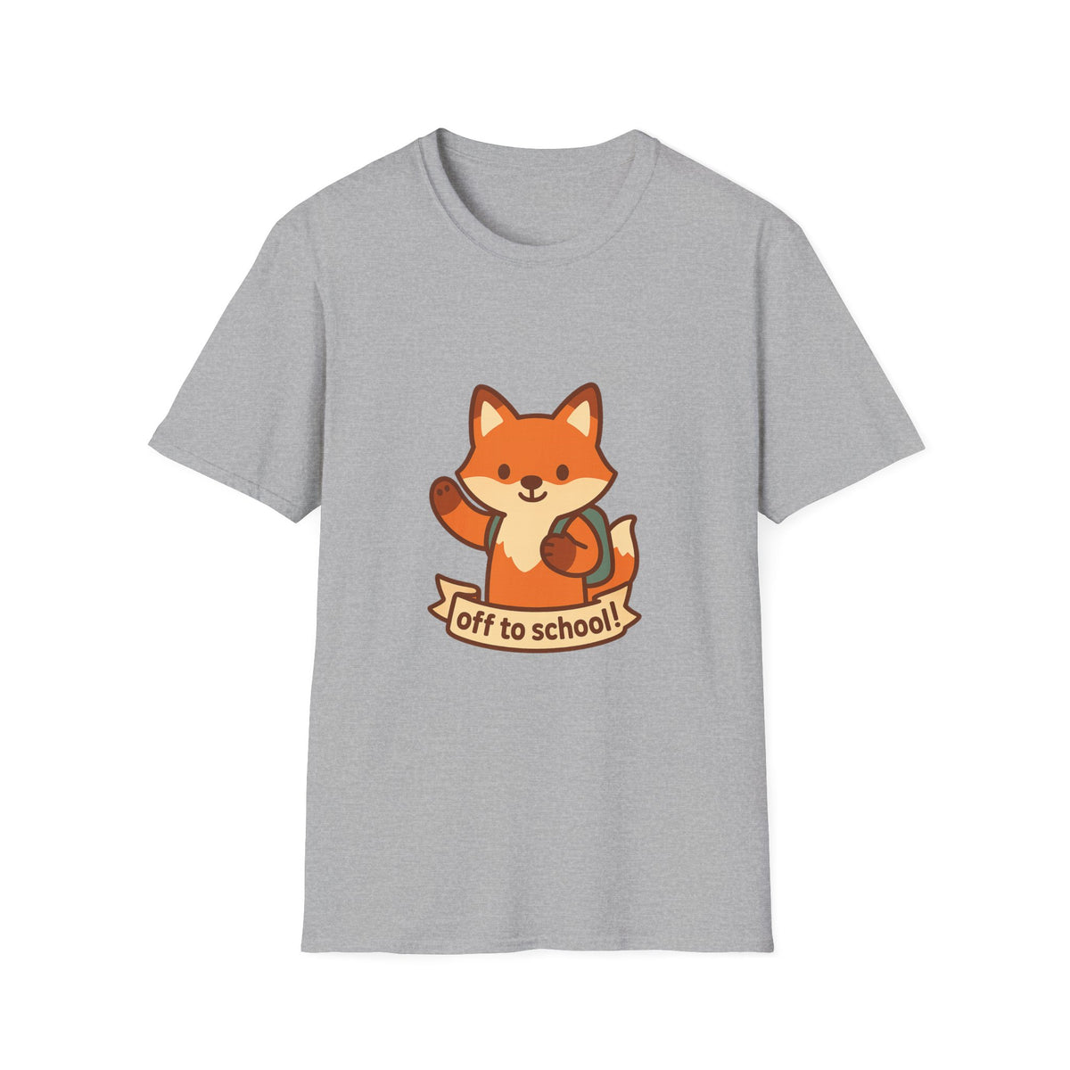 Cute Fox "Off to School" T-Shirt — Kids/Teacher Back-to-School Tee - Trending Now - August 2026