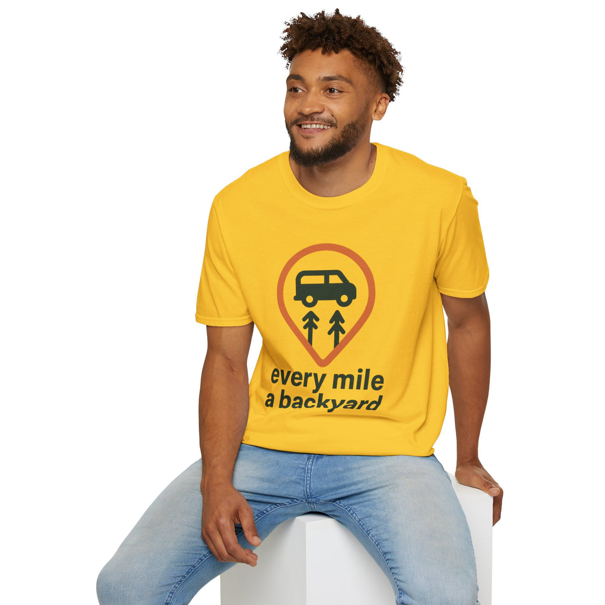 Minimalist Campervan T‑Shirt — Tiny Van Badge Graphic - Trending Now - August 2026