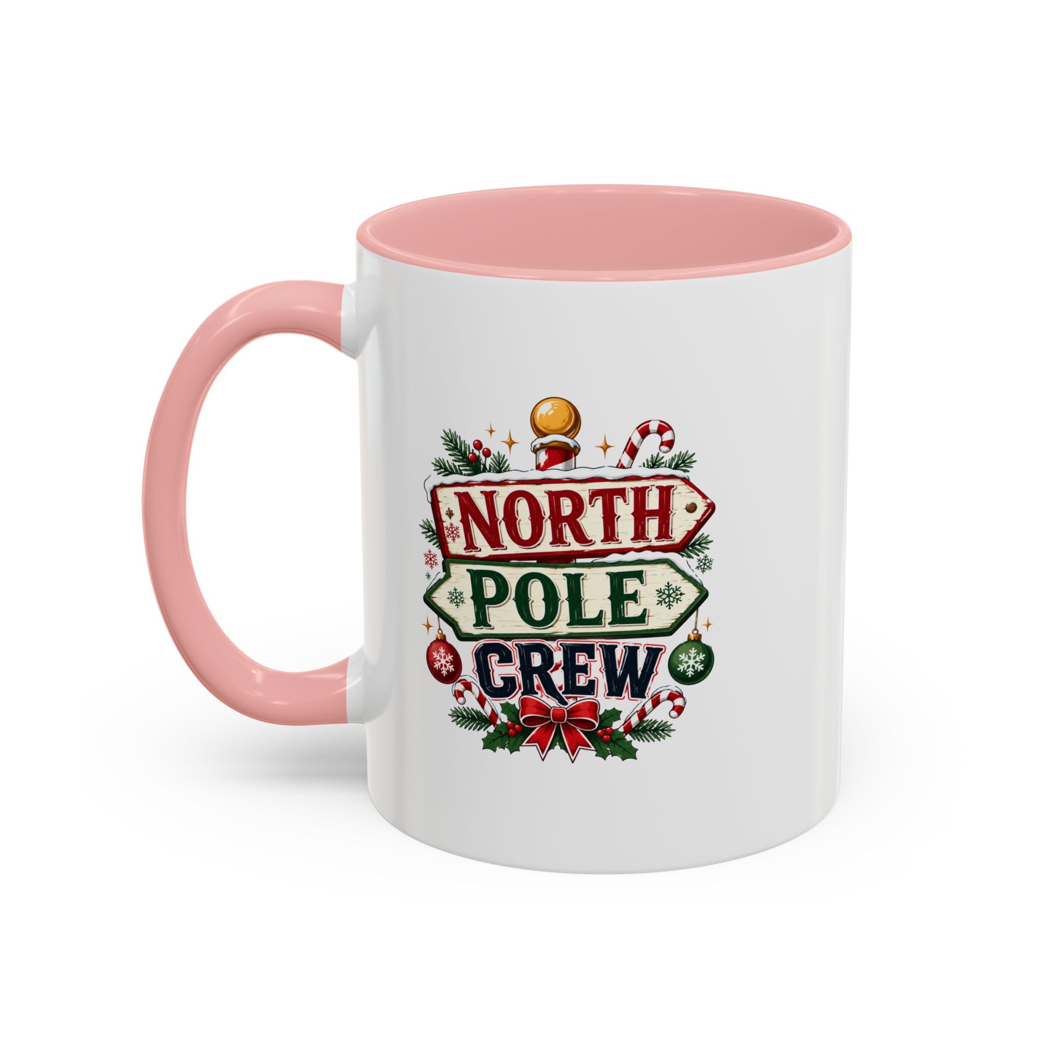 Accent Coffee Mug North Pole Crew