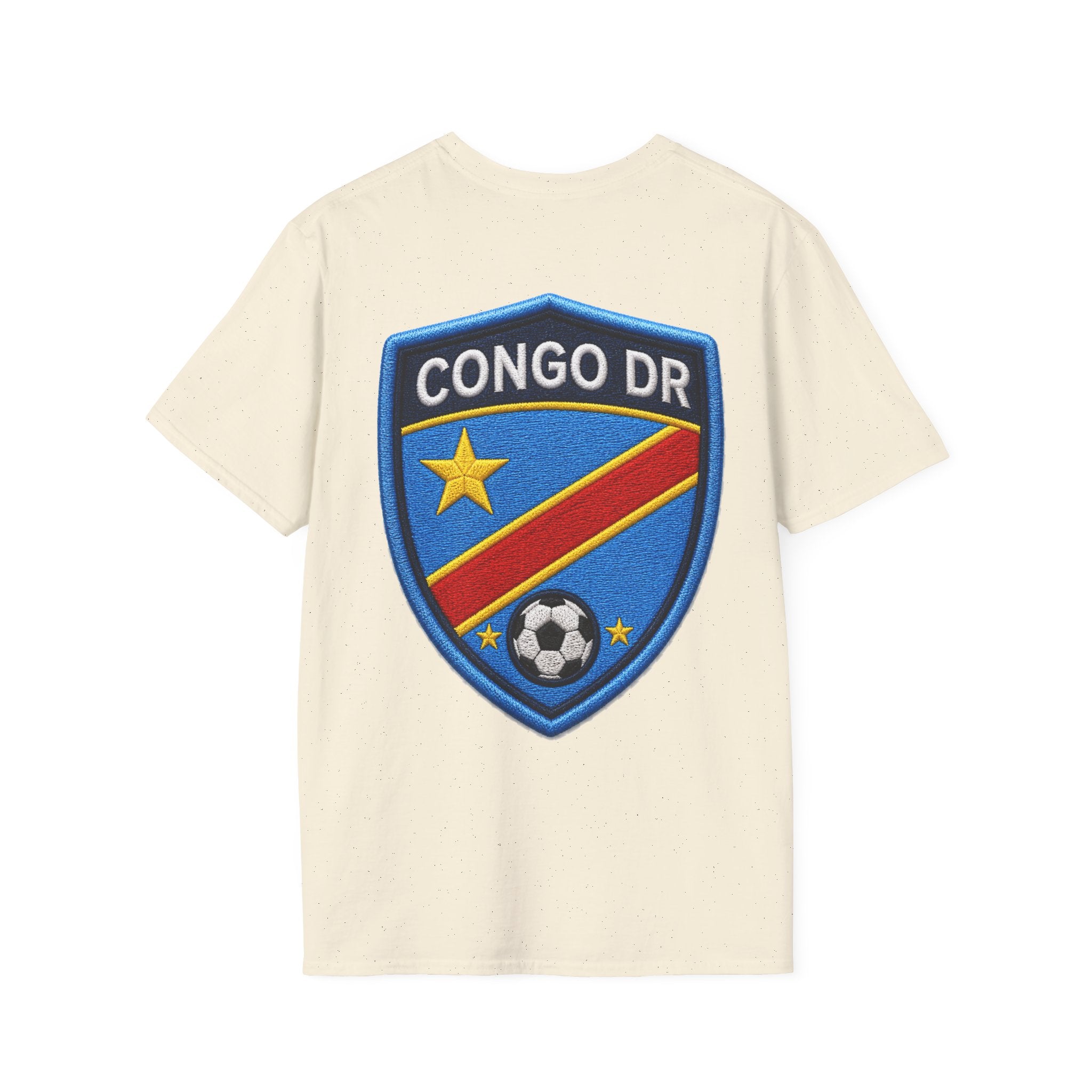 Congo Soccer T-Shirt — Congo Blue Rise Football Fan Tee