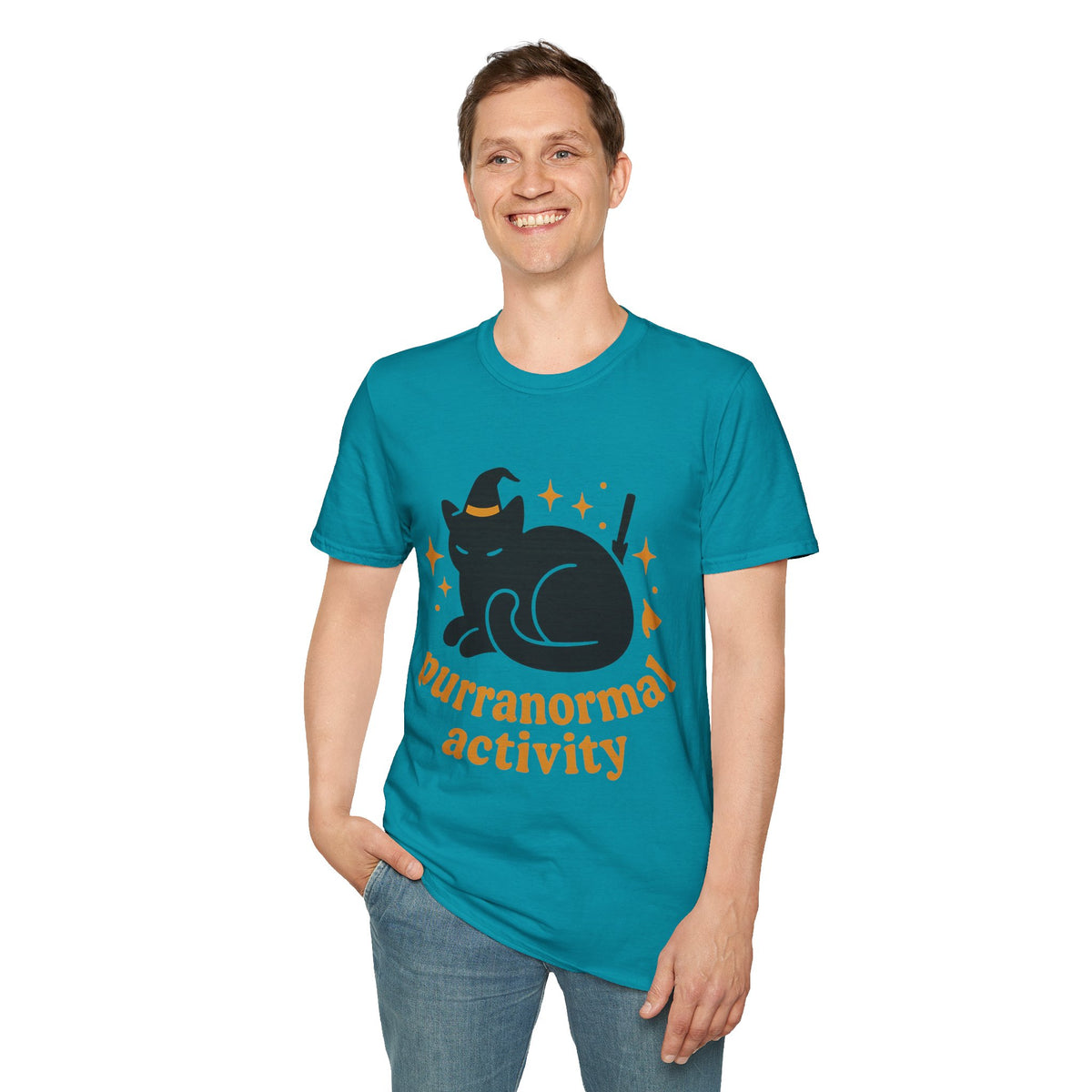 Paranormal Activity Circle T-Shirt — Cute Retro Ghost & Stars Tee - Trending Now - August 2026