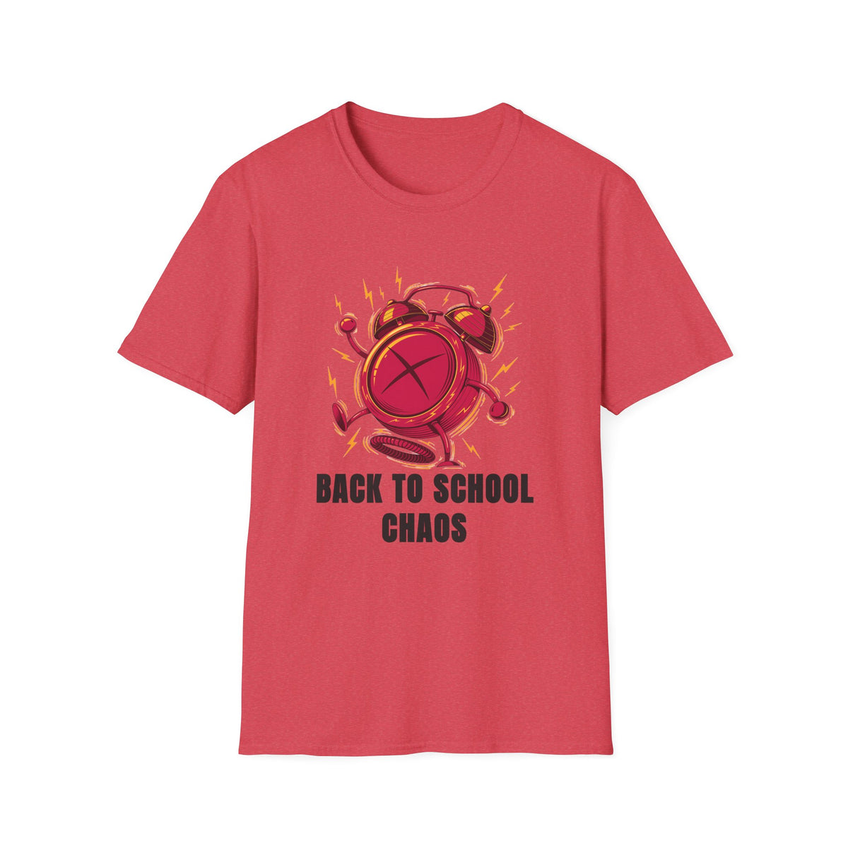 Back to School Chaos T-Shirt — Funny Alarm Clock Graphic Tee - Trending Now - August 2026