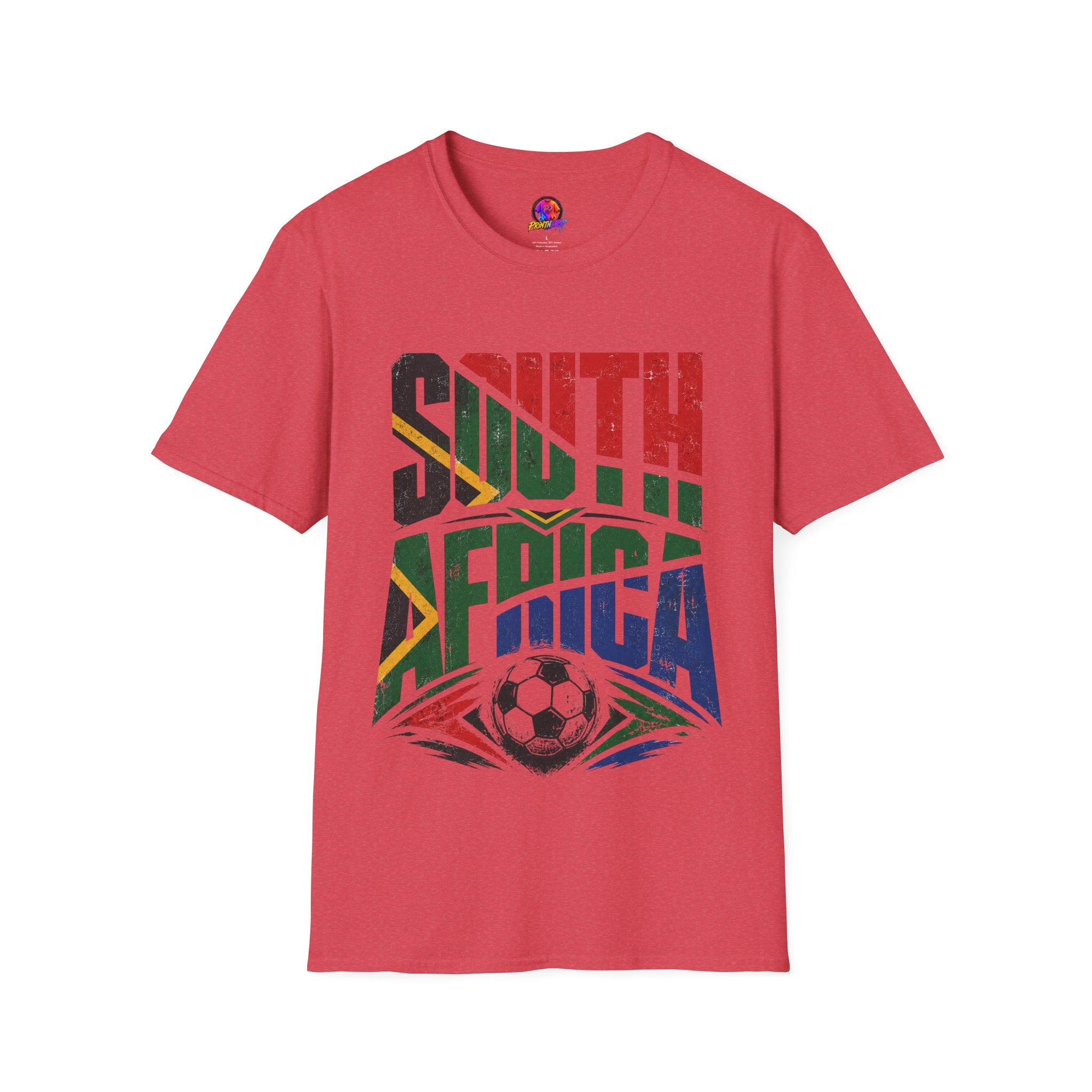 South Africa Soccer T-Shirt — Vintage Flag Football Fan Tee