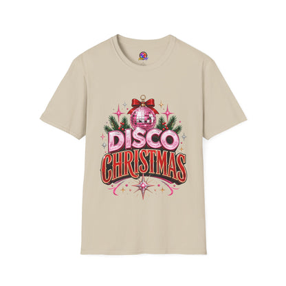 Disco Christmas T-Shirt — Retro Glitter Ornament Holiday Tee