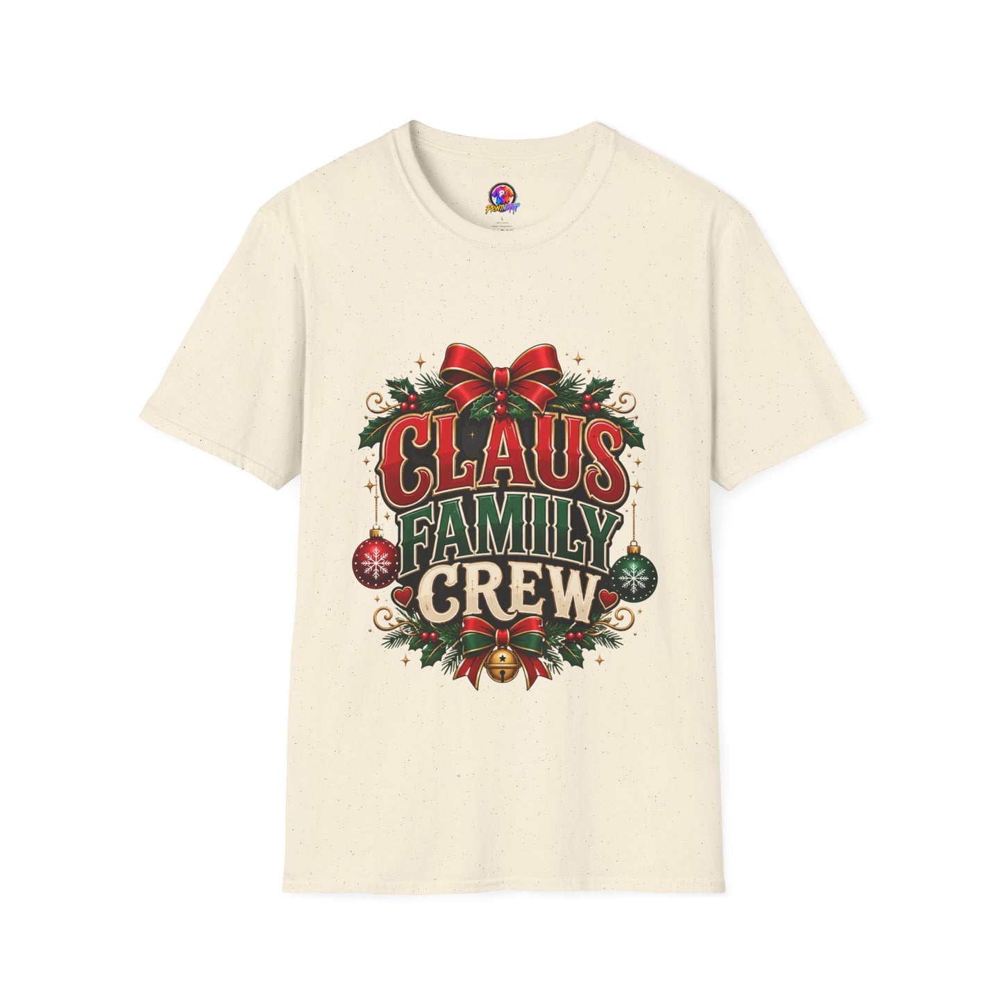 Claus Family Crew T-Shirt — Festive Christmas Holiday Tee