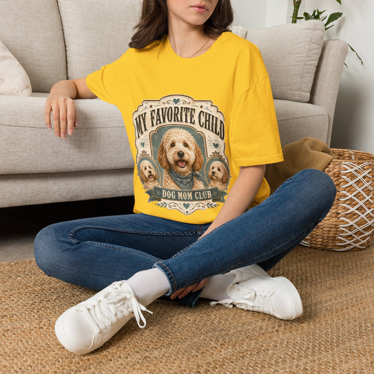 My Favorite Child Dog Mom T-Shirt — Cute Pet Lover Tee