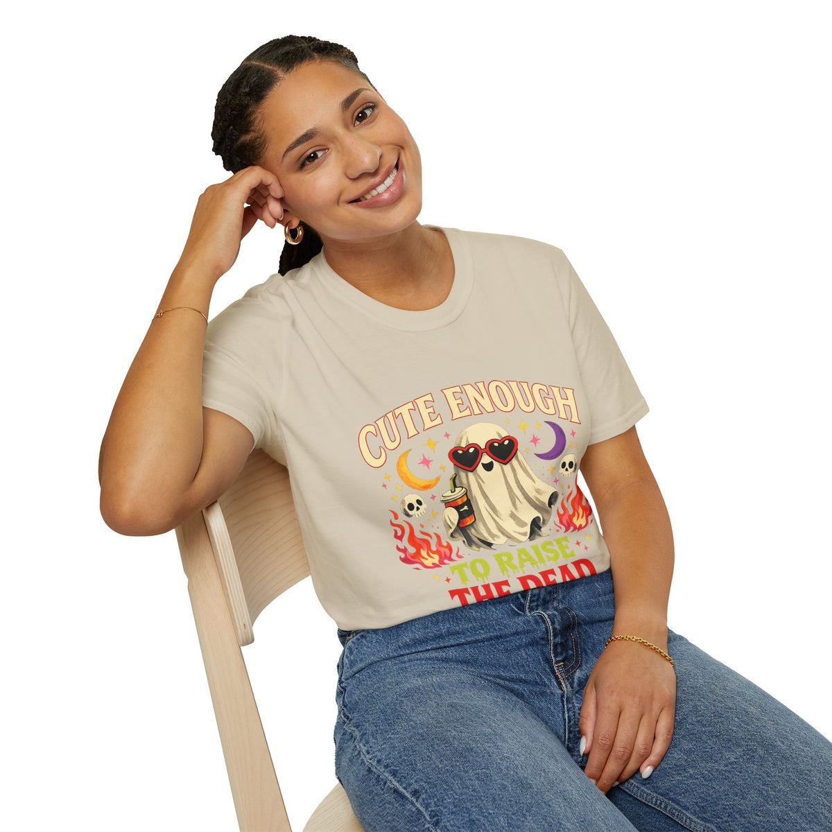 Halloween Cute Enough Unisex Softstyle T-Shirt