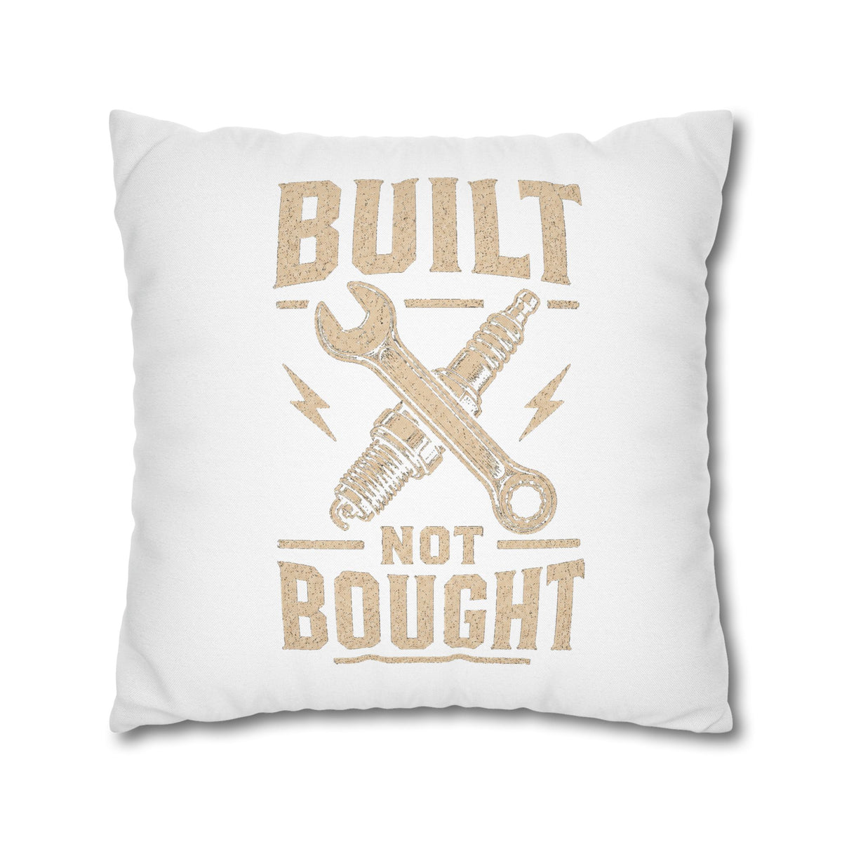 Built Not Bought Decorative Pillowcase Milo Bailey Dog Dad Mom