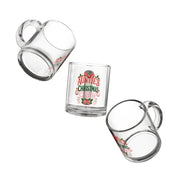 Christmas  Glass Mug 10 oz  Aunties Christmas Crew Glass Mug, 10oz