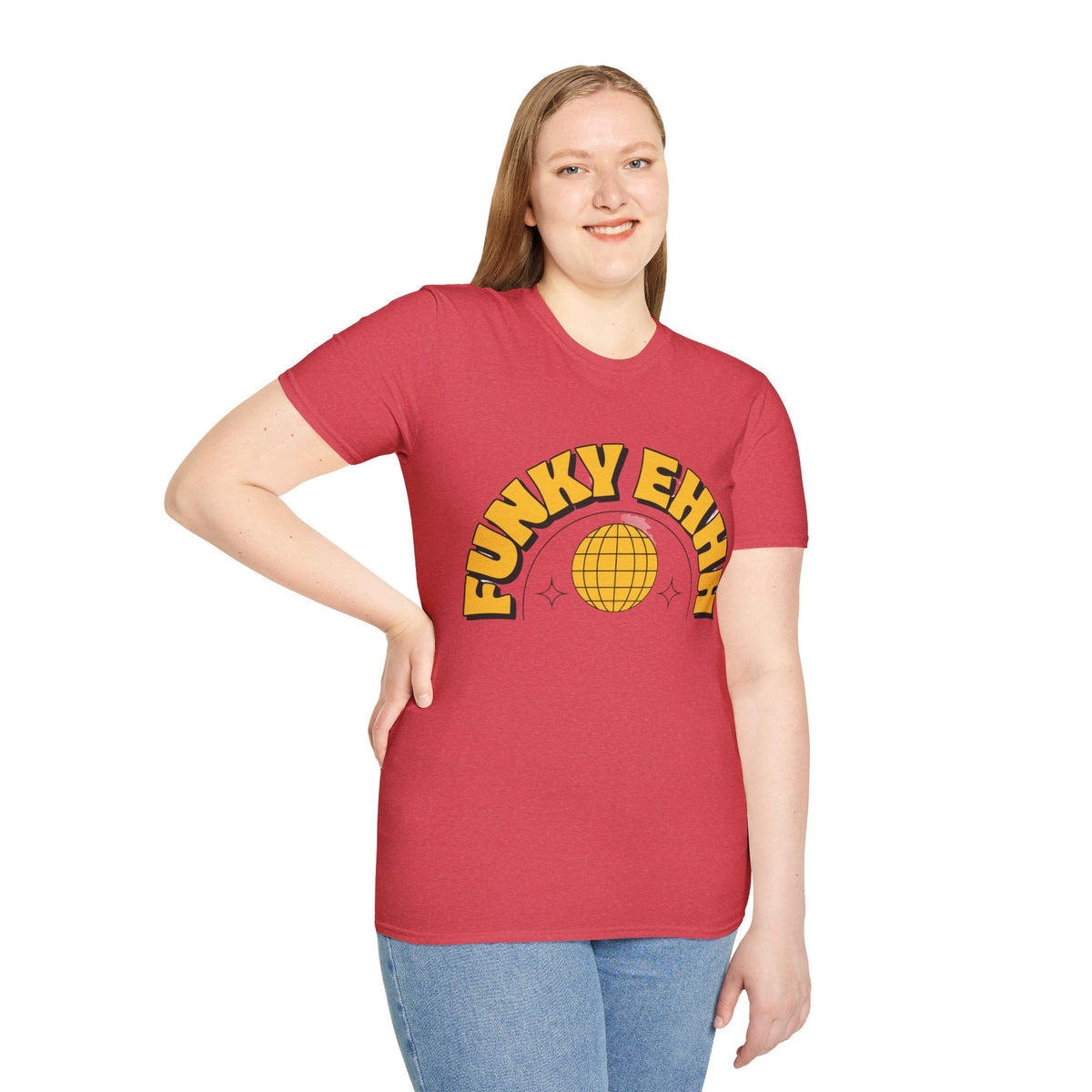 Funky Ehhh T-Shirt — Retro Yellow Disco Graphic Tee - Trending Now - August 2026