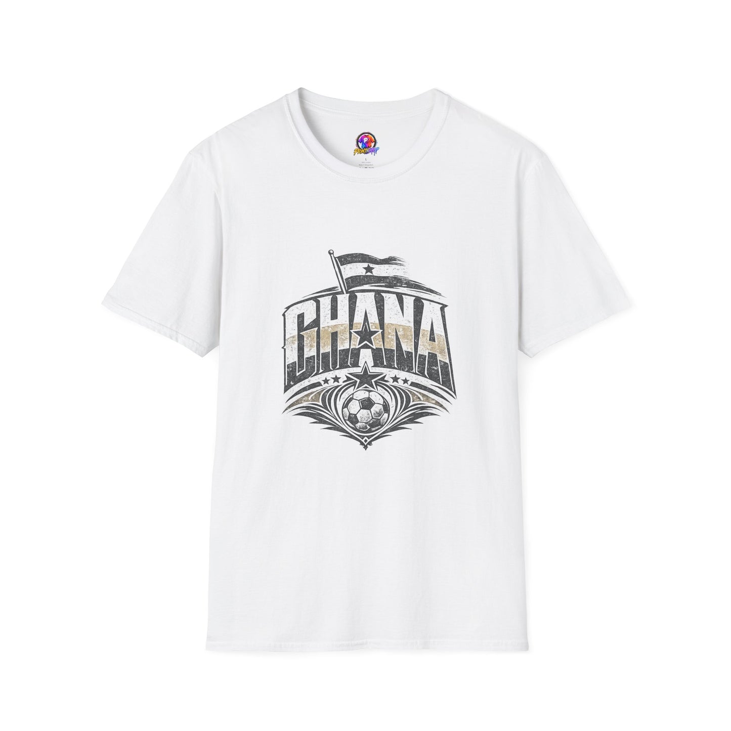 Ghana Vintage Flag T-Shirt — Retro Ghana Pride Graphic Tee