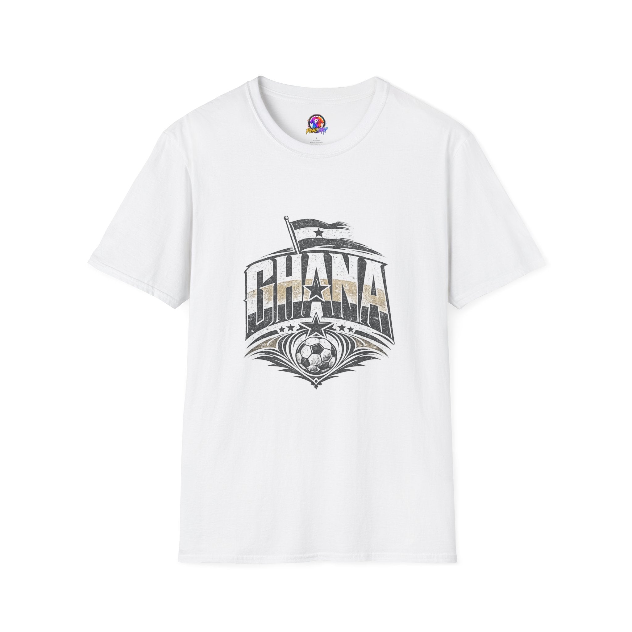Ghana Vintage Flag T-Shirt — Retro Ghana Pride Graphic Tee