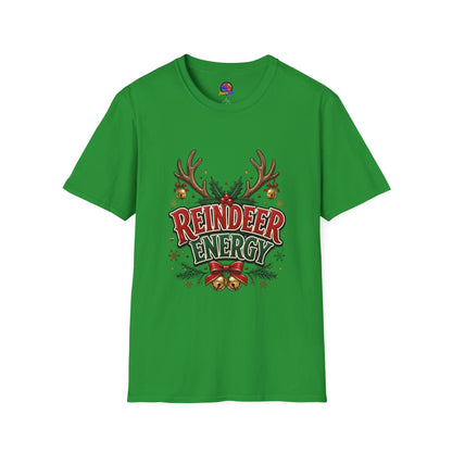 Reindeer Energy Christmas T-Shirt