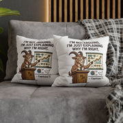 Capricorn Goat Pillowcase – "I’m Not Arguing, I’m Just Explaining Why I’m Right"