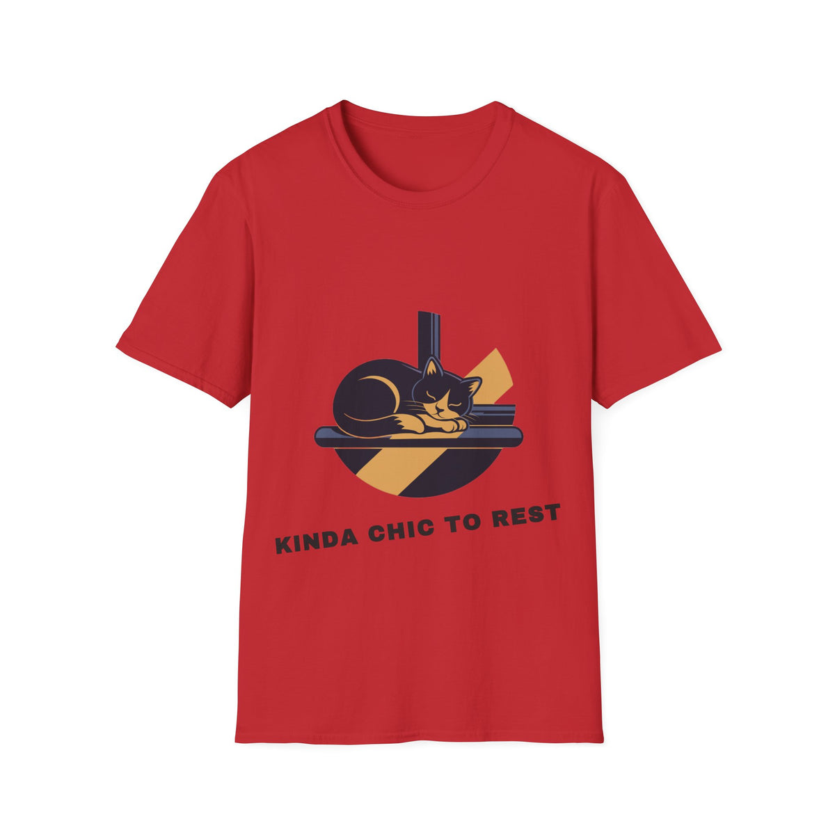 Cat Resting T-Shirt — "Kinda Chic to Rest" Graphic Tee - Trending Now - September 2026