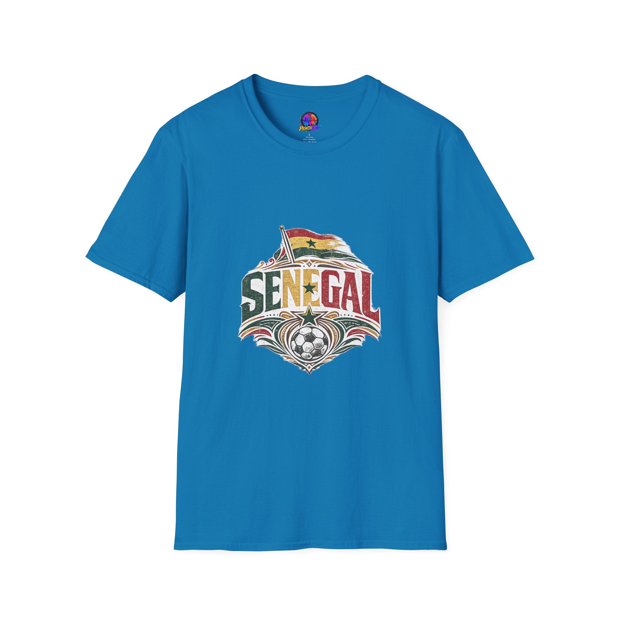 Senegal Flag Graphic T-Shirt — Vintage Senegal Pride Tee