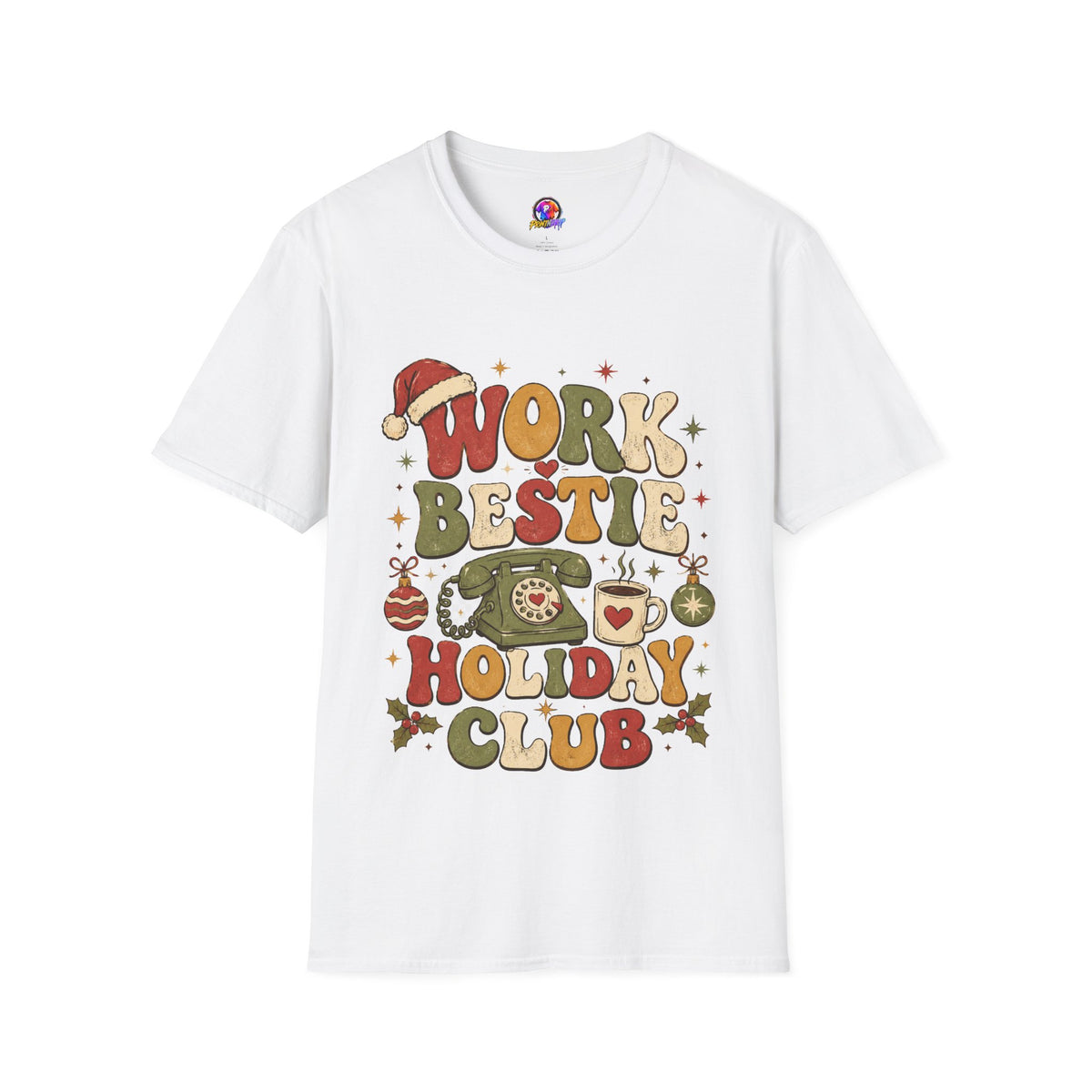 Work Bestie Holiday Club T-Shirt
