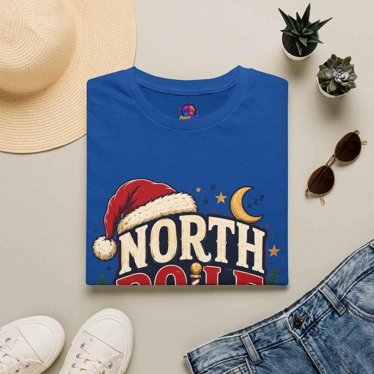 North Pole Nap Team T-Shirt — Funny Christmas Sleepy Holiday Tee