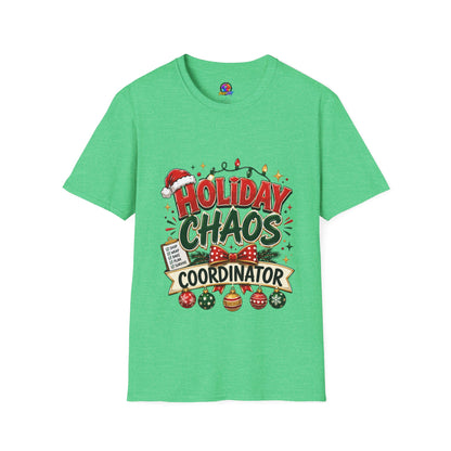 Holiday Chaos Coordinator T-Shirt — Funny Christmas Crew Tee