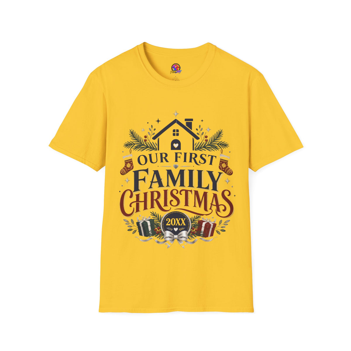 T-Shirt — Our First Family Christmas Personalized Tee