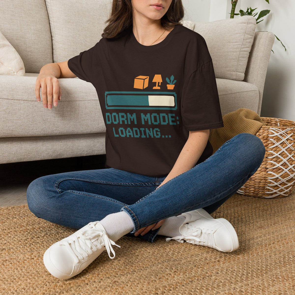 Dorm Mode Loading T‑Shirt — Funny Moving/College Moving Tee - Trending Now - August 2026