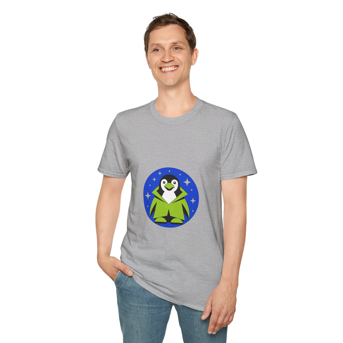 Penguin Night Sky T-Shirt — Cute Starry Penguin Graphic Tee - Trending Now - September 2026