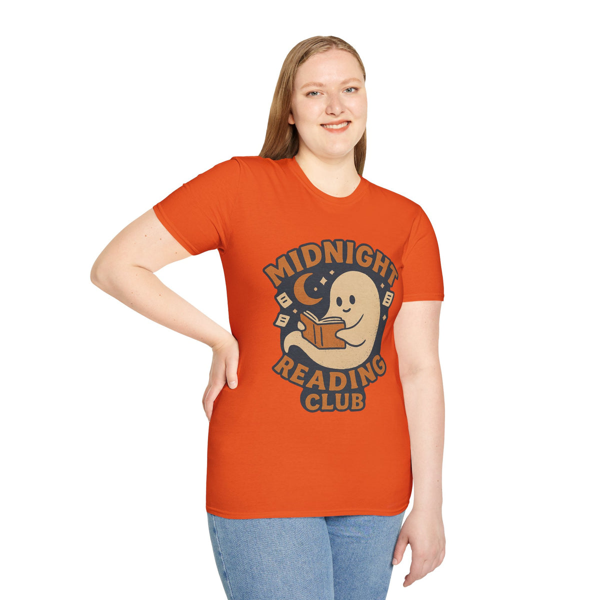 Midnight Reading Club T-Shirt — Cute Ghost Booklover Tee - Trending Now - August 2026