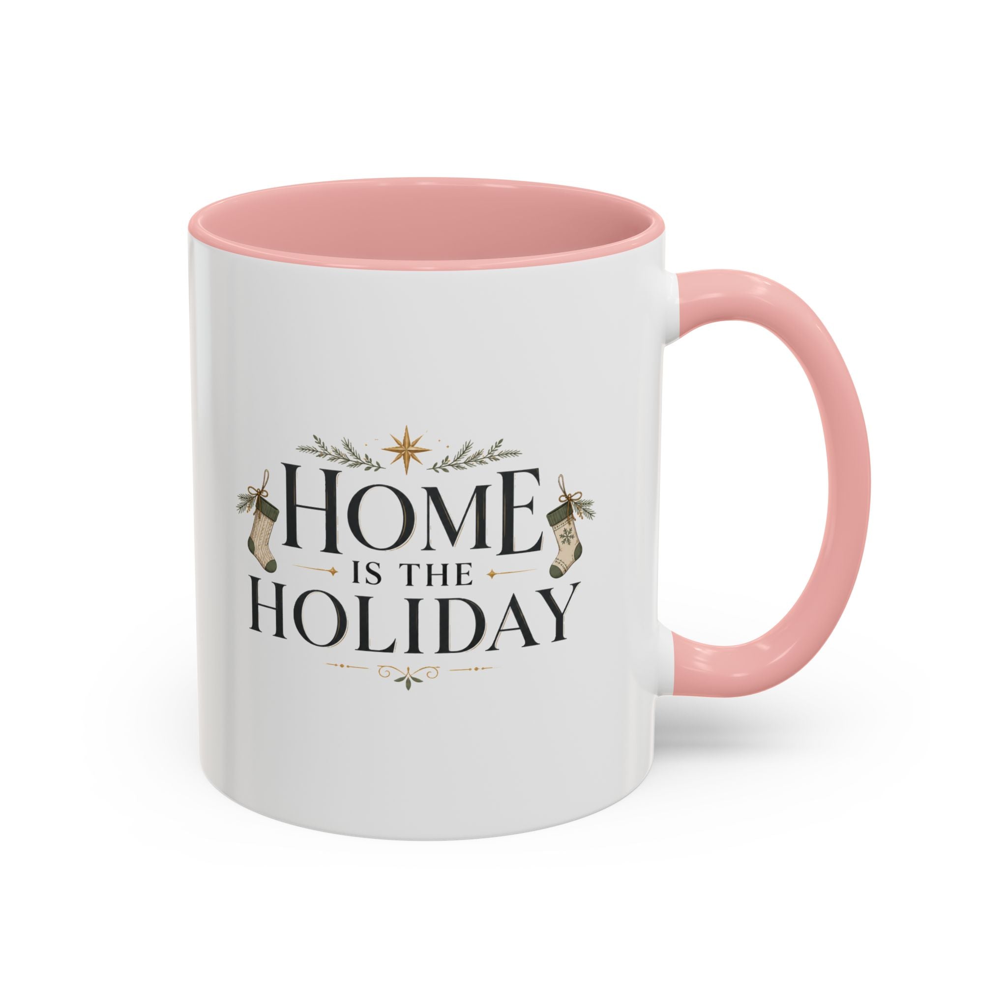 Christmas Home Is the Holiday Coffee Mug — Christmas Holiday Accent Mug