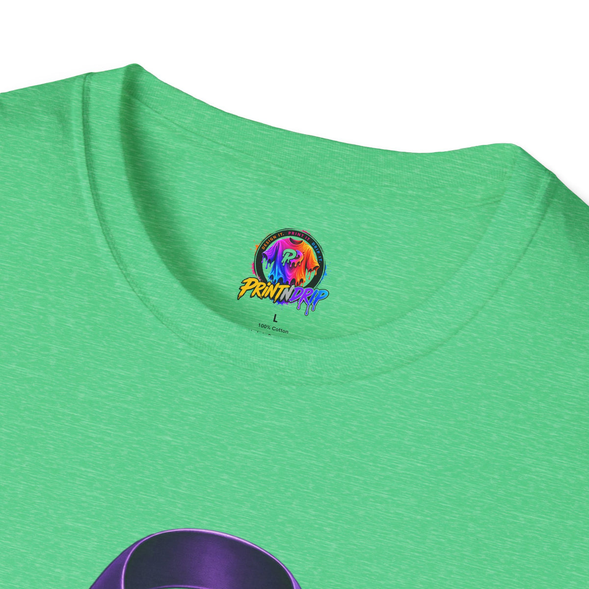 Break The Cycle Purple Ribbon T-Shirt — Domestic Violence Awareness Tee