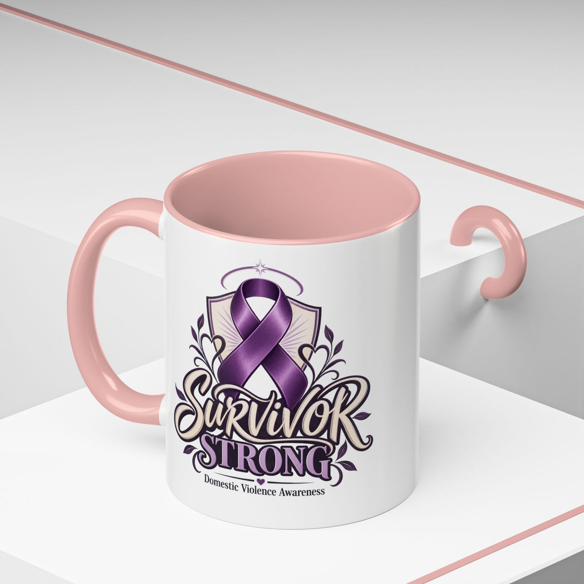 Domestic Violence Awareness Survivor Strong Coffee Mug