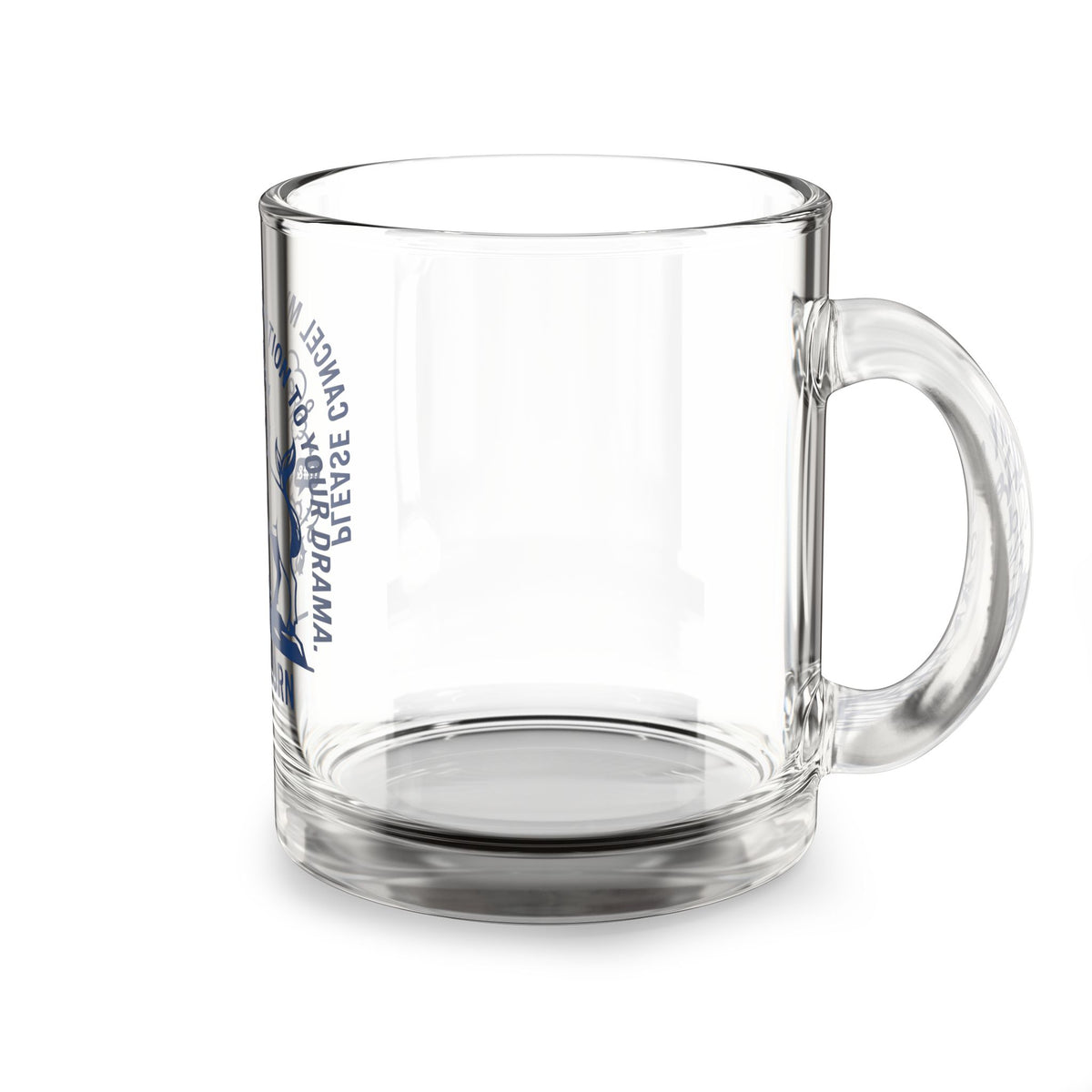 Capricorn Glass Mug 10oz — "Please Cancel My Subscription to Your Drama" Astrology Coffee Cup