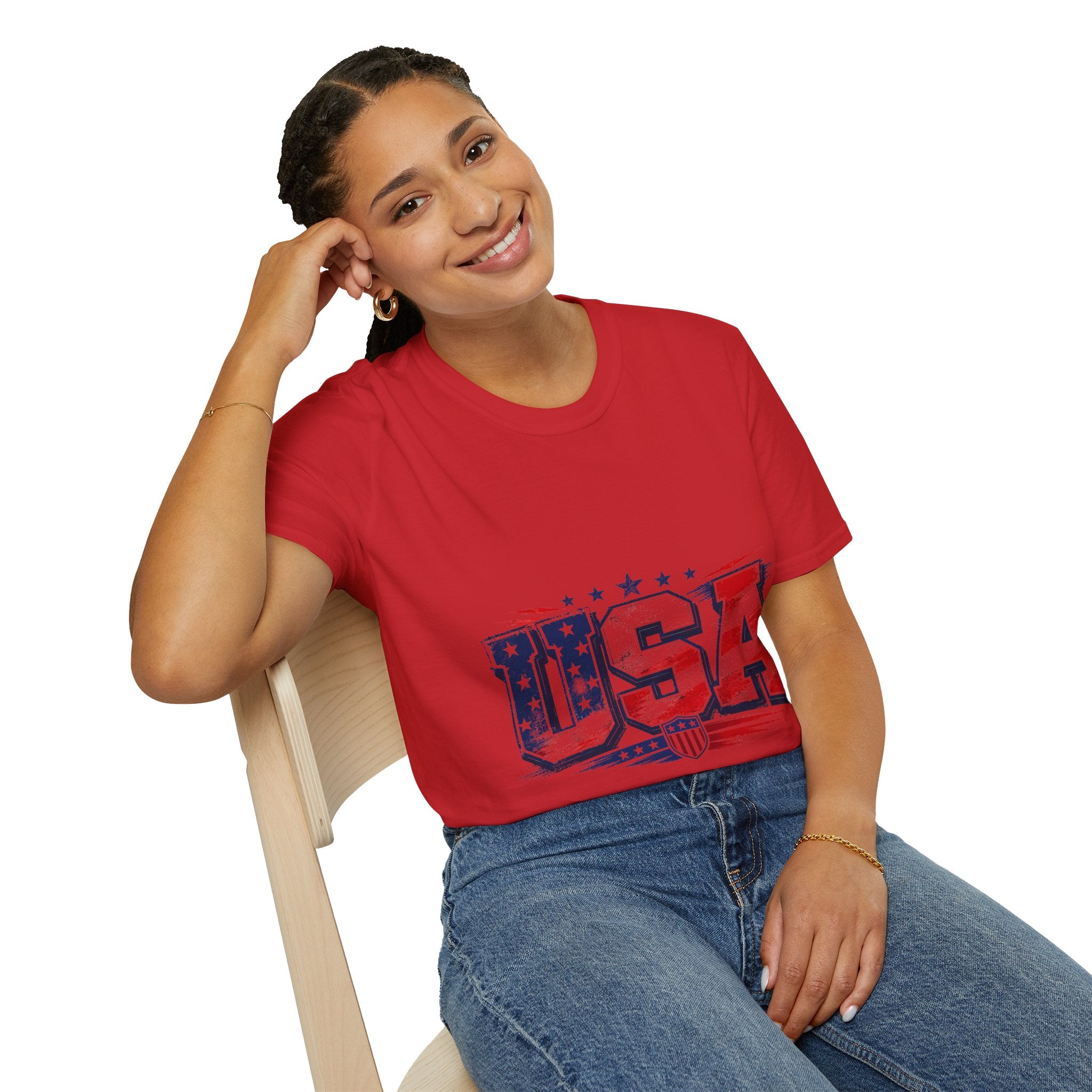 USA Flag Graphic T-Shirt — Patriotic American Pride Tee