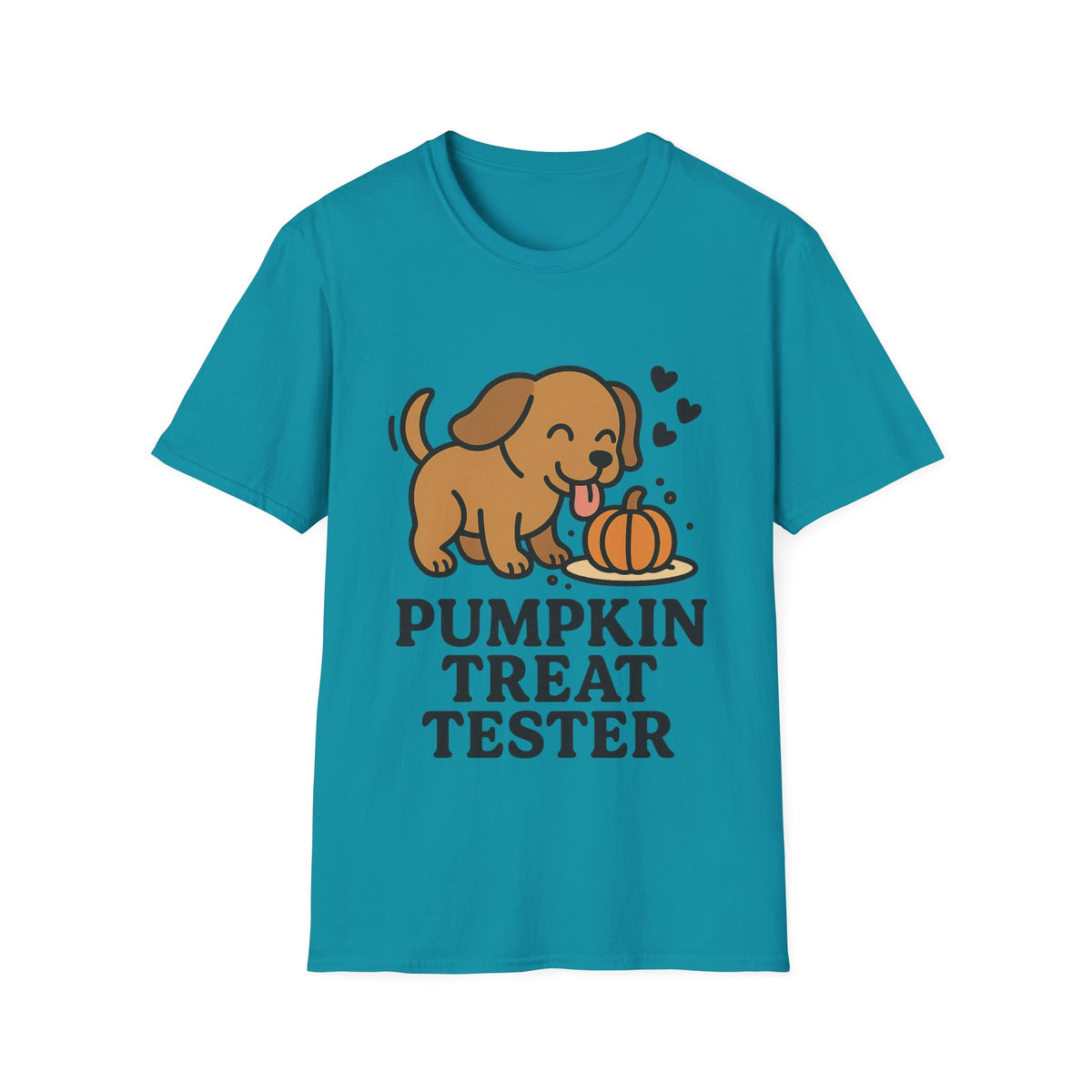Pumpkin Treat Tester Cute Dog Graphic Tee, Funny Autumn Season Puppy T-Shirt - Trending Now - September 2026