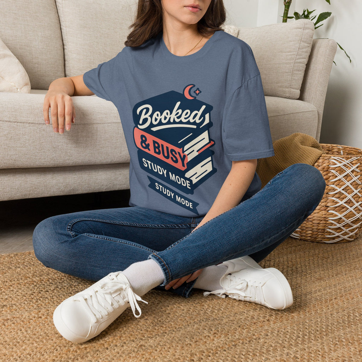 Booked & Busy T‑Shirt – Librarian/Book Lover Reading Gift - Trending Now - August 2026