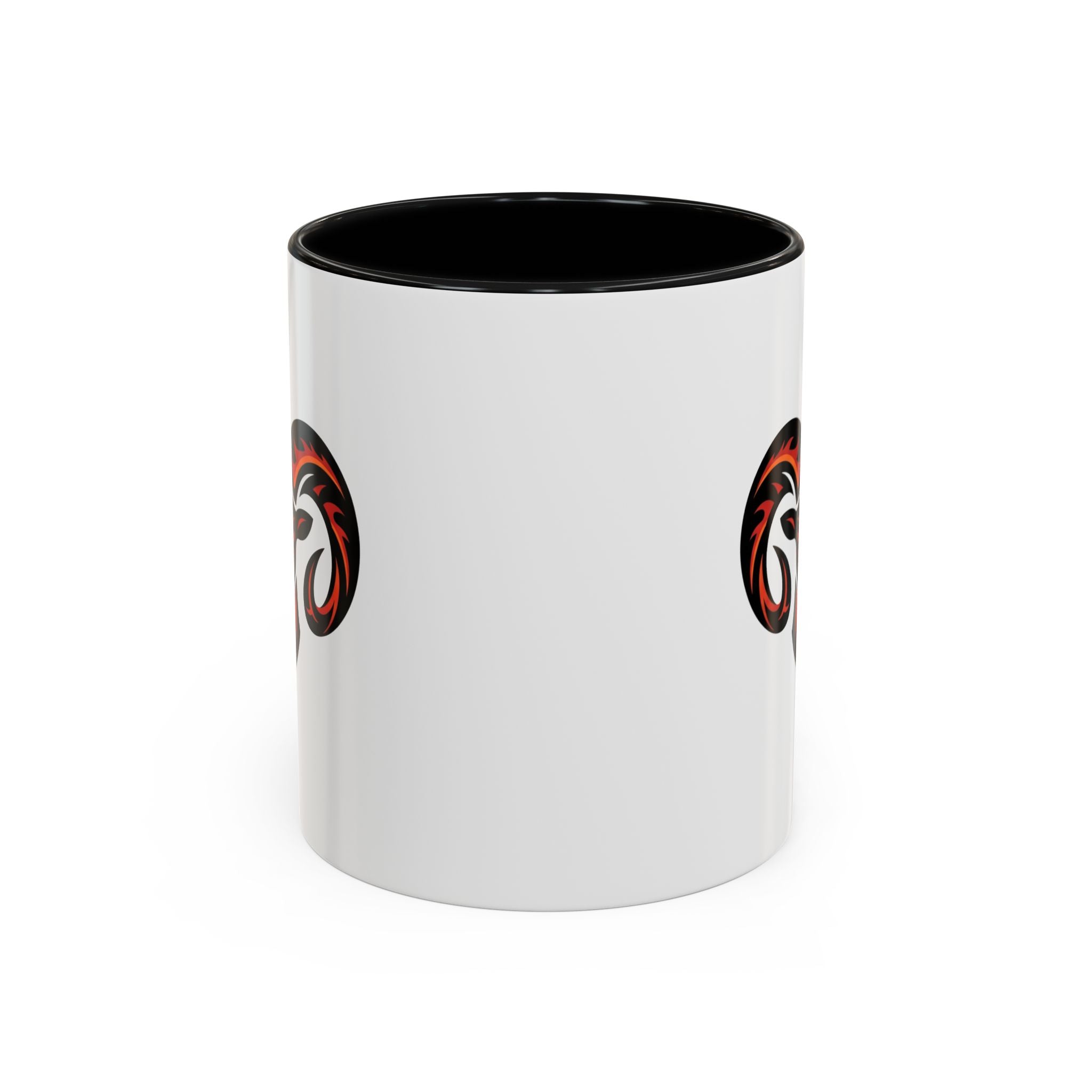 Ram Head Coffee Mug — Bold Tribal Goat Design Accent Mug