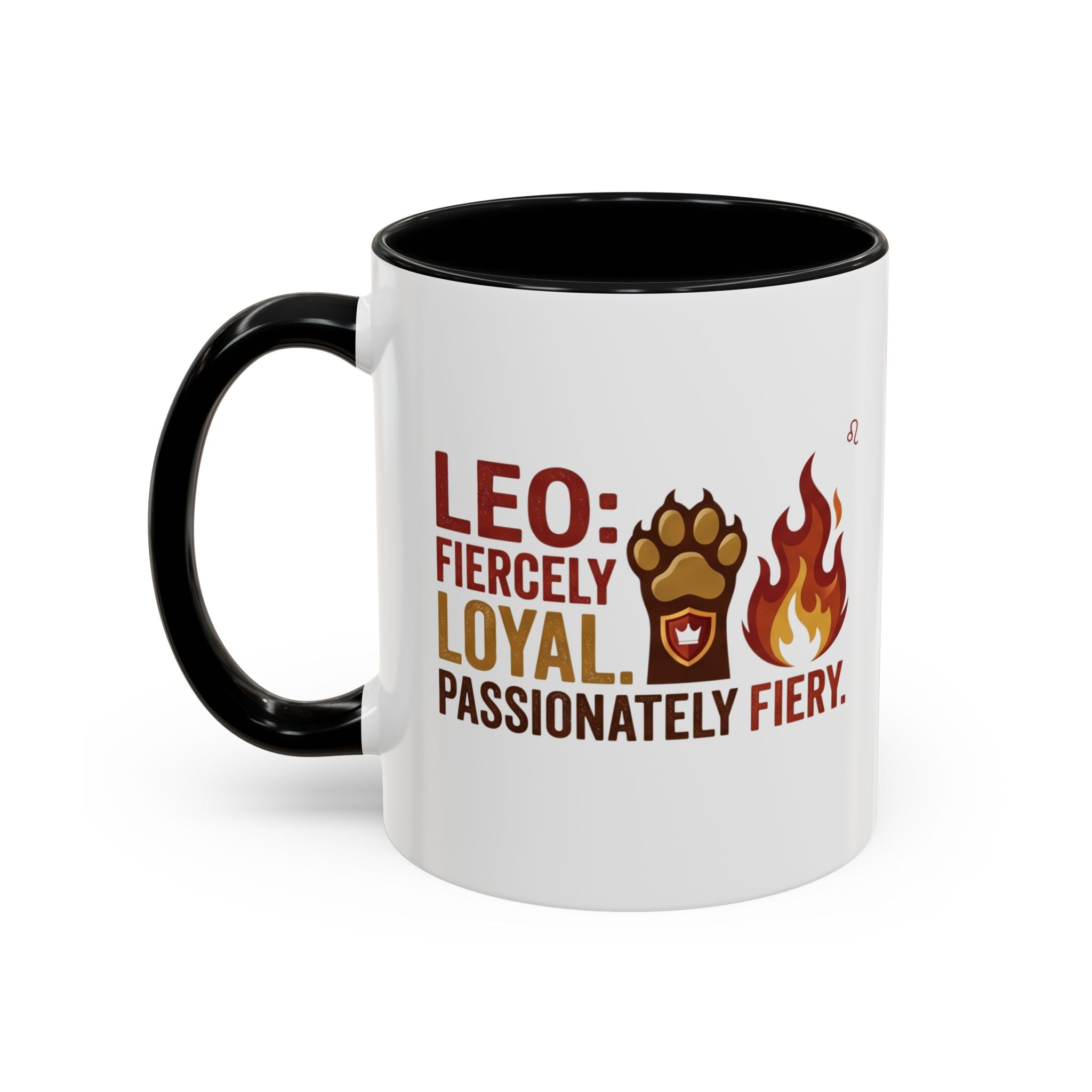 Leo Zodiac Coffee Mug – Fiercely Loyal, Passionately Fiery Accent Mug